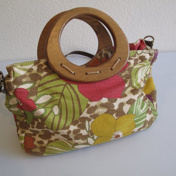 RELIC Tropical Floral Print Crossbody Purse - Picture 5 of 13